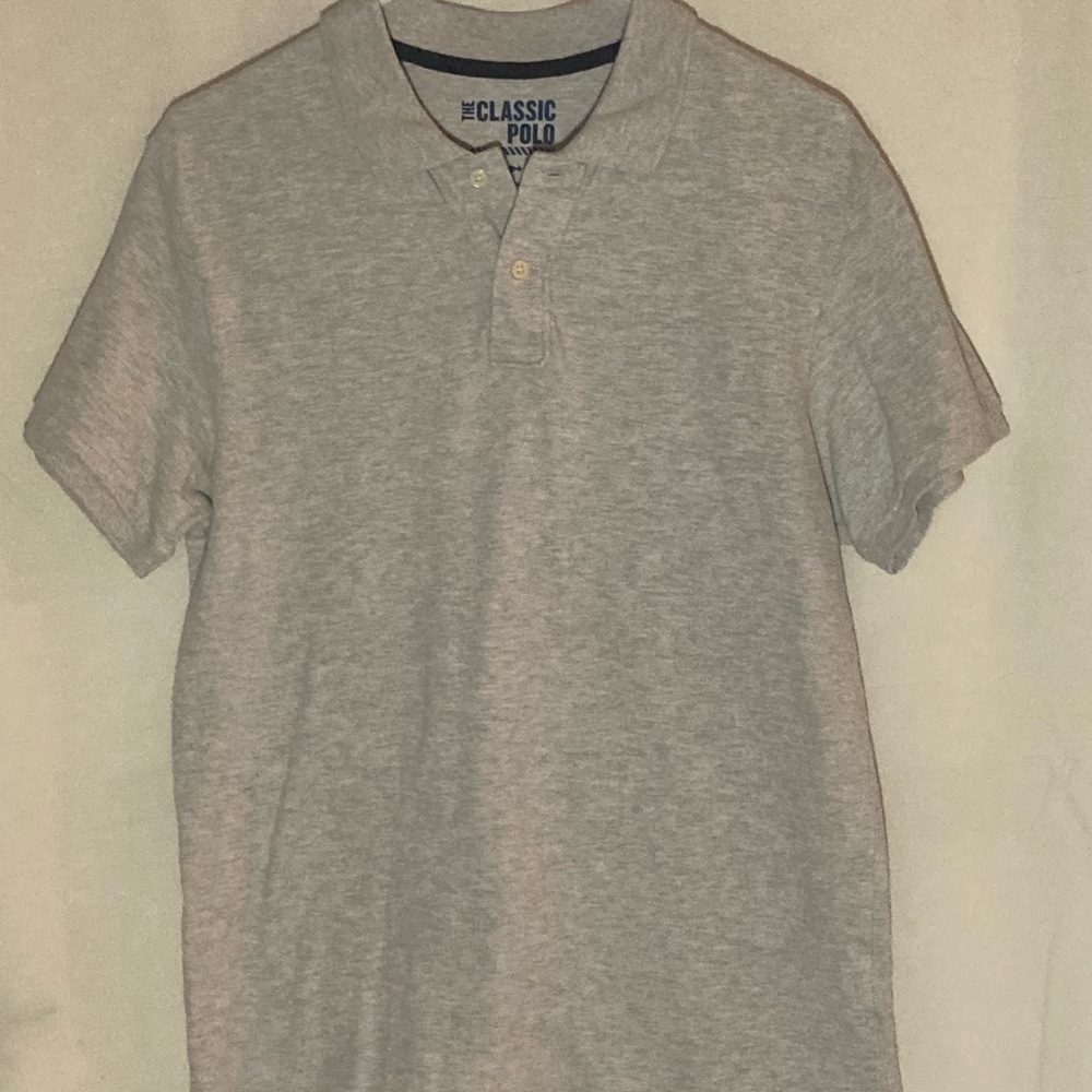 Men’s Heather Grey Polo Shirt